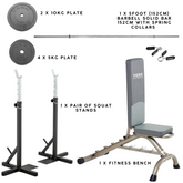 York Fitness Home V2 Squat Set